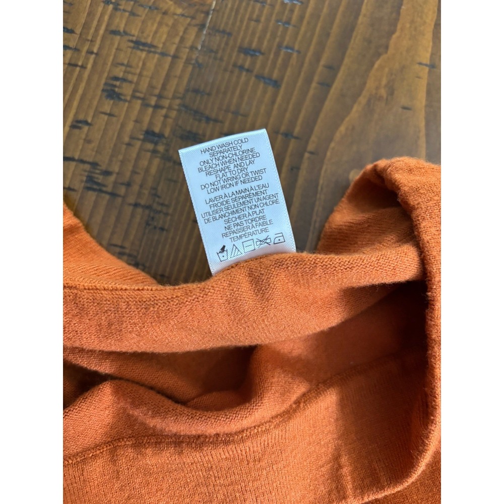 WynneLayers 1X Orange Wide Leg Pants Soft Cozy Autumn Fall Boho Lounge - Picture 3 of 8